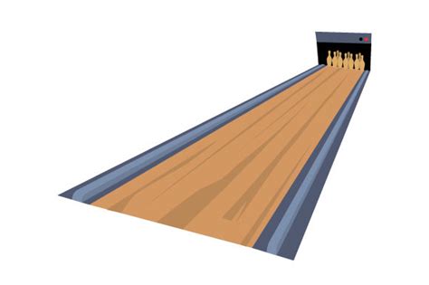 Bowling Alley Lane Clipart