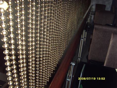 Ball Chain Curtain In 50% Space - Ball Chain Curtain, Link Chain ...