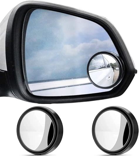 Pcs Blind Spot Mirrors Car Rotate Round Hd Glass Adjustable