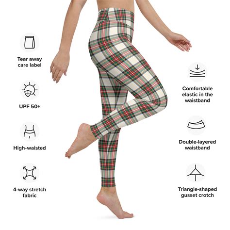 Stewart Dress Plaid Leggings Tartan Yoga Pants For Christmas T For Her Etsy