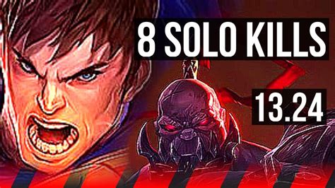 Garen Vs Sion Top Solo Kills Games Dominating Kr