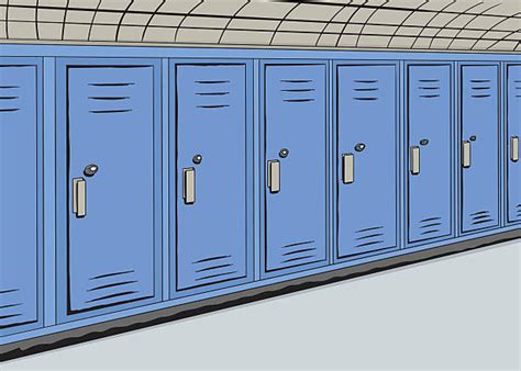 60+ School Hallway Lockers Drawing Stock Illustrations, Royalty-Free Vector Graphics & Clip Art ...