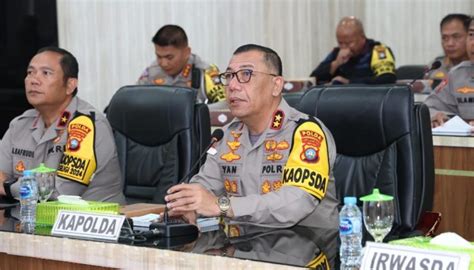 Kapolda Kepri Pimpin Rakor Kesiapan Akhir Jelang Pelaksanaan Pemilu 2024