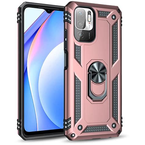 Etui Exoguard Armor Ring Redmi Note 10 5g Poco M3 Pro 5g Pancerne Case Obudowa Futerał