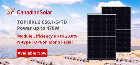 CSI Solar TOPHiKu6 CS6 1 54TD 445 470W Solar Panel Datasheet ENF