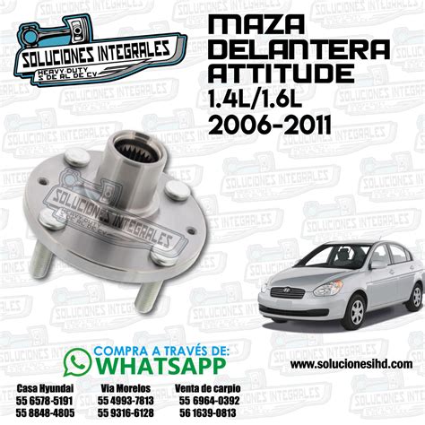 MAZA DELANTERA ATTITUDE 1 6L Soluciones IHD