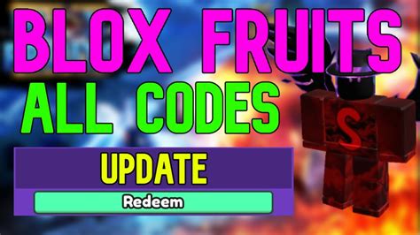 All Blox Fruits Codes Roblox Blox Fruits Codes July 2023 Youtube