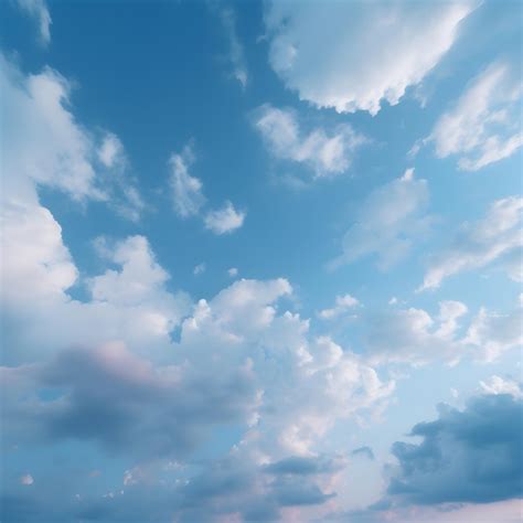 Premium AI Image | Clean sky and clouds background