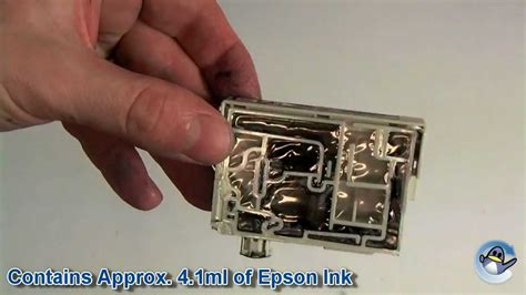 Inside Epson T1281 Black Fox Ink Cartridge Youtube