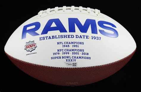 Cooper Kupp Signed Rams Logo Football (Fanatics) | Pristine Auction