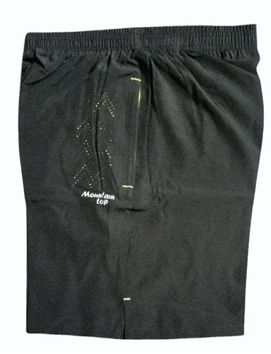 Solid Men Black Lycra Shorts At Rs 140 In New Delhi ID 23675062097