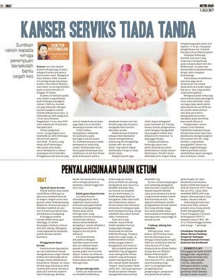 Tanda Kanser Pangkal Rahim