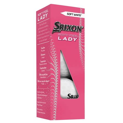 Srixon Ladies Soft Feel Pink Golf Balls 12 Balls Golfonline