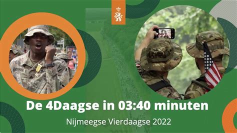 De Nijmeegse Vierdaagse Van Nijmegen Van 2022 In 3 Minuten En 40