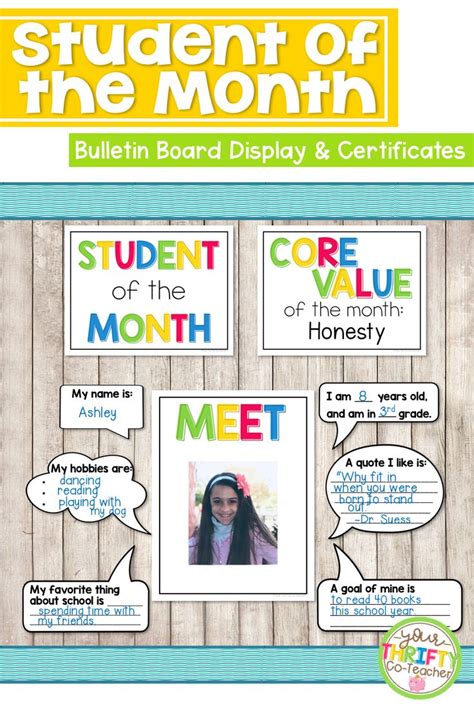 Bulletin Board Display And Certificate For Students To Use