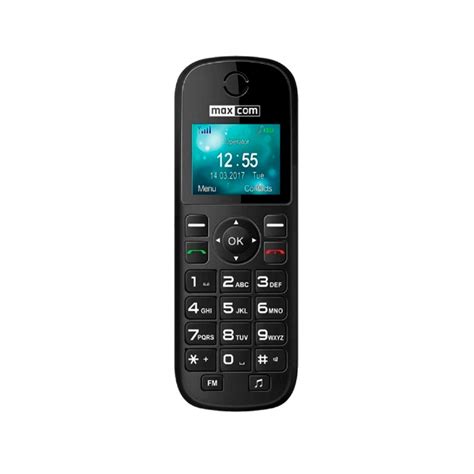 Telefone Sem Fios Maxcom Mm D Dual Sim Preto