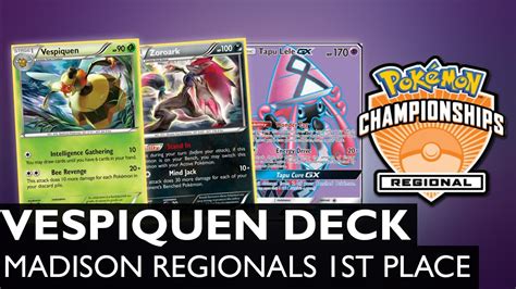 1st Place Madison Regionals Vespiquen Deck Profile And Battle Pokemon