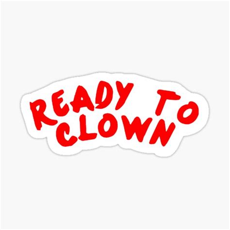 Ready To Clown One Direction Sticker By Andreariv Redbubble