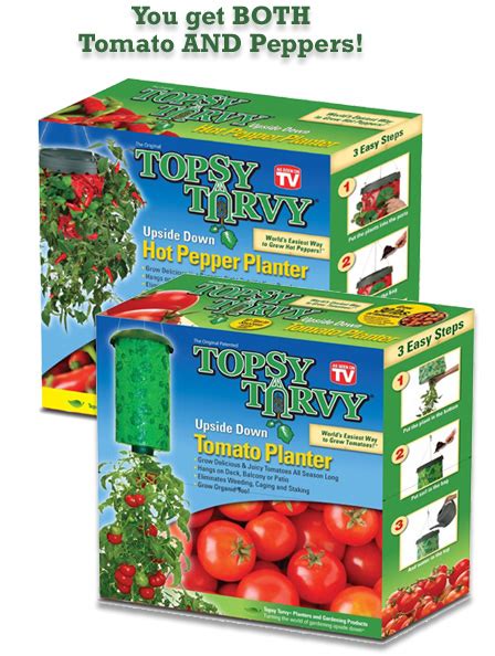 Free Topsy Turvy Tomato Planter And Hot Pepper Planters That Daily Deal