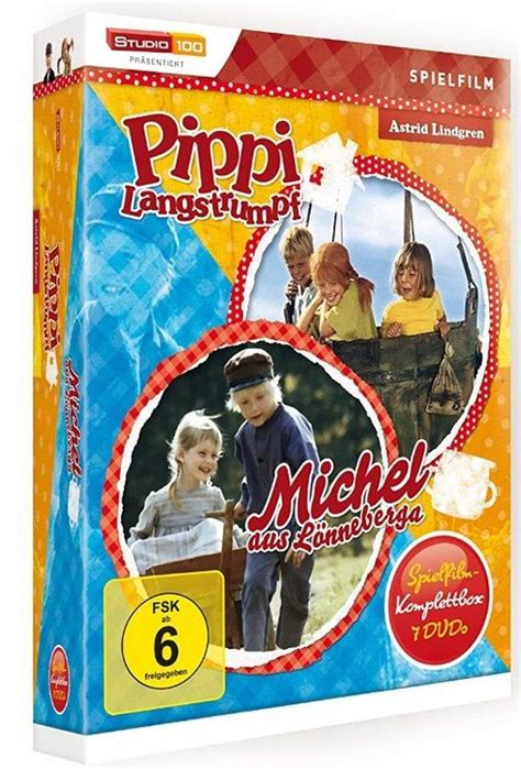 Pippi Langstrumpf Michel aus Lönneberga Komplettbox 7 DVD Kaufen