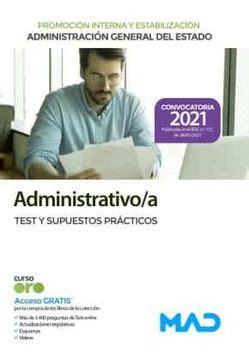 Libro Administrativo de la Administración General del Estado Promoción