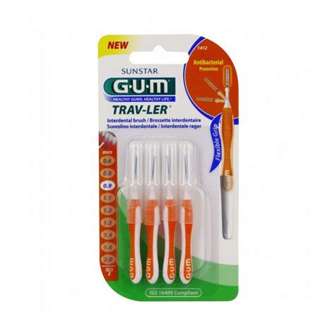 Cepillo Interdental Gum Trav Ler 1412 0 9mm 4 Unidades PromoFarma