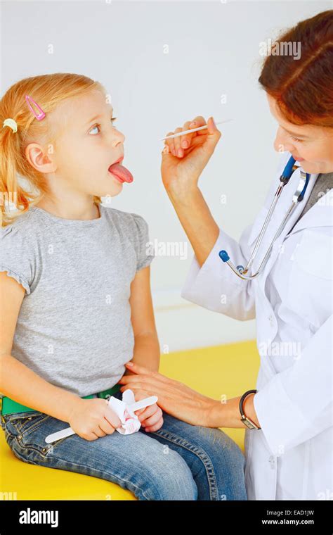 Girl Tongue Examination Hi Res Stock Photography And Images Alamy