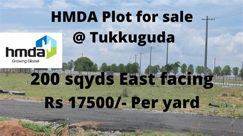 HMDA Plot East Facing 200 Sqyds For Sale Tukkuguda Near Shamshabad