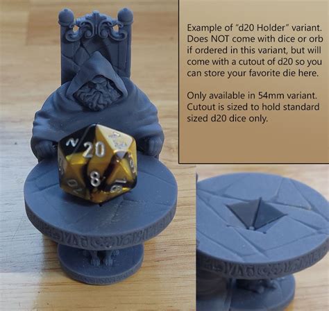 Wizard Pondering Orb Meme Figure Dandd Resin 28mm 32mm 54mm Etsy