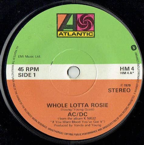 Acdc Whole Lotta Rosie Vinyl Records Lp Cd On Cdandlp