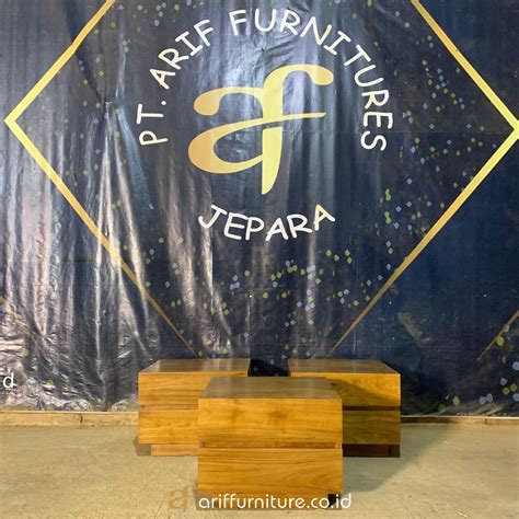 Nakas Minimalis Lemari Arsip Kayu Jati 2 Laci AF 30 Toko Furniture