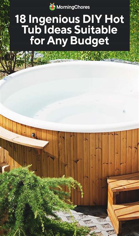 18 Ingenious DIY Hot Tub Plans Ideas Suitable For Any Budget