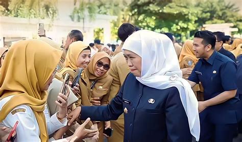 Hari Terakhir Bertugas Gubernur Khofifah Minta Jajaran Pemprov