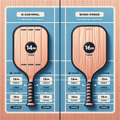 14mm Vs 16mm Pickleball Paddle Best Comparison