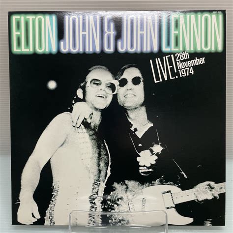 Lp エルトンジョンandジョンレノン Live Elton John And John Lennon レコード美盤john Lennon｜売買さ