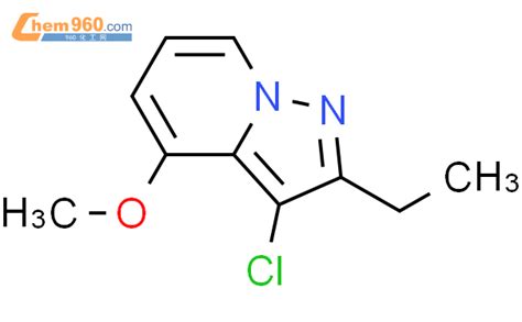 909718 35 0 Pyrazolo 1 5 a pyridine 3 chloro 2 ethyl 4 methoxy 化学式结构式