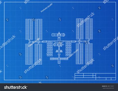 Planta de la Estación Espacial Internacional: vector de stock (libre de ...