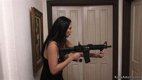 Mob Puts Huge Tits Anal Babe On Her Place