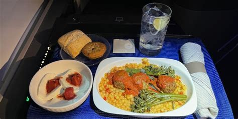 Impossible Meatball Bowl In United Airlines First Class Live And Let