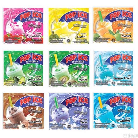 Jual Pop Ice Sultan All Variant Sachet Gr Shopee Indonesia