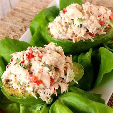 Crab Stuffed Avocados Recipe Kudos Kitchen By Renee