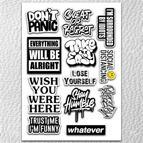 Jual Stiker Pack Aesthetic Stiker Tumblr Stiker Laptop Stiker Hp