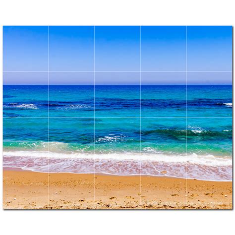 Picture Beach Photo 8 X 8 Satin Ceramic Decorative Mural Wayfair