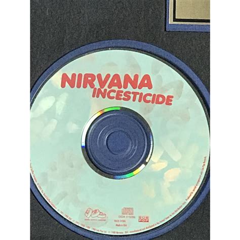 Nirvana Incesticide Riaa Gold Lp Award