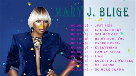 Mary J Blige Greatest Hits 2023 Best Songs Of Mary J Blige Mary J Blige Collection Youtube