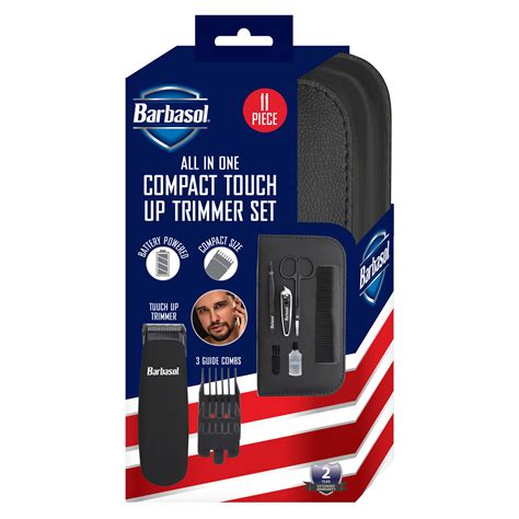 BARBASOL ALL IN ONE COMPACT TOUCH UP TRIMMER SET CBG1 5500 KRO Ultra