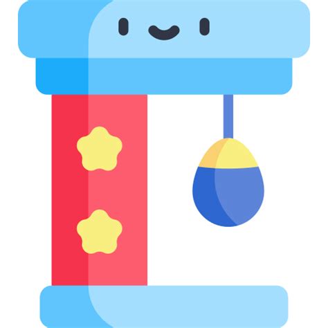 Boxing Machine Kawaii Flat Icon