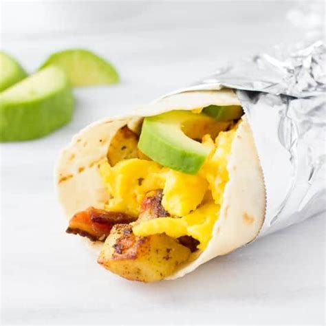 Gluten Free Potato Bacon And Egg Breakfast Burritos {dairy Free Option