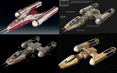 Y Wing Variants Rebel Scale