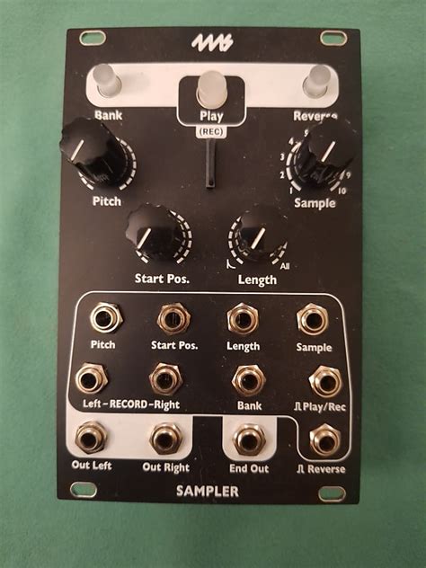 4ms Sampler Eurorack Module Reverb